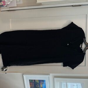 Black Short Sleeve Dress